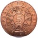 AUSTRIA 5 EUROS 2012 SOCIEDAD DE AMIGOS DE LA MUSICA EN VIENA MONEDA DE COBRE SC Österreich copper coin