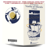 . 1 moneda PROOF @EMISION AGOTADA@ x ESPAÑA CARTERA FNMT 2 EUROS 2022 ELCANO V CENTENARIO DE LA VUELTA AL MUNDO CONMEMORATIVA