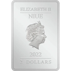 . 1 aaaaaaaaacoin @Tirada 2.022 - LINGOTE - COLORES@ NIUE 2 DOLARES 2022 SHAZAM MONEDA DE PLATA ONZA Fury of The Gods
