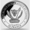 . 1 aaaaaaaaaacoin @6/NOVIEMBRE Envío@ CONGO 20 FRANCOS 2025 MEGALODON DINOSAURIO 5ª MONEDA DE PLATA ONZA OZ 2ª Prehistoric Life