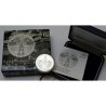 ITALIA 5 EUROS 2009 ANIV. HERCOLANO  Y FIGURA MONEDA DE PLATA SC ESTUCHE