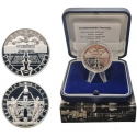 @Tirada 3.333 uds@ ITALIA 5 EUROS 2014 VILLA LANTE - BAGNAIA ESTATUAS y JARDINES MONEDA DE PLATA PROOF ESTUCHE