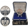 @Tirada 3.333 uds@ ITALIA 5 EUROS 2014 VILLA LANTE - BAGNAIA ESTATUAS y JARDINES MONEDA DE PLATA PROOF ESTUCHE