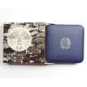 ITALIA 5 EUROS 2009 ANIV. HERCOLANO  Y FIGURA MONEDA DE PLATA SC ESTUCHE