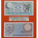 ITALIA 500 LIRAS 1979 CABEZA DE MERCURIO ALADA Pick 94 BILLETE EBC- Italy 500 Lire PVP NUEVO 24€
