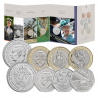. @20/MARZO Envío@ INGLATERRA 15 monedas KING CHARLES III BRILLIANT UNCIRCULATED ANNUAL COIN SET 2026 United Kingdom