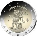 . @20/MARZO Envío@ ITALIA 2 EUROS 2026 PINOCHO by CARLO COLLODI 1ª MONEDA CONMEMORATIVA SC Italy Pinocchio