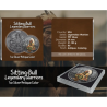 . @500 uds. - 20/MARZO Envío@ ESTADOS UNIDOS 1 ONZA 2026 TORO SENTADO MEDALLA DE PLATA PURA silver Oz LEGENDARY WARRIORS