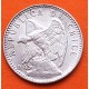 CHILE 5 CENTAVOS 1915 So CONDOR SOBRE RISCO Ceca de Santiago KM.155.2A MONEDA DE PLATA BAJA EBC República de Chile