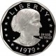 ESTADOS UNIDOS 1 DOLAR 1979 S SUSAN B. ANTHONY Tipo 1 AGUILA SOBRE LA LUNA KM.207 MONEDA DE NICKEL PROOF USA 1 Dollar