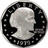 ESTADOS UNIDOS 1 DOLAR 1979 S SUSAN B. ANTHONY Tipo 1 AGUILA SOBRE LA LUNA KM.207 MONEDA DE NICKEL PROOF USA 1 Dollar