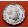 ESPAÑA 5 PESETAS 1957 * 72 FRANCISCO FRANCO ESTADO ESPAÑOL KM.795 MONEDA DE NICKEL @PROOF@ PROCEDE DE CARTERA 1972