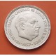 ESPAÑA 5 PESETAS 1957 * 73 ESTADO ESPAÑOL FRANCISCO FRANCO KM.786 MONEDA DE NICKEL @PROOF@ PRUEBA DE CARTERA FNMT 1973