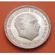 ESPAÑA 5 PESETAS 1957 * 74 FRANCO ESTADO ESPAÑOL MONEDA DE NICKEL @PROOF@ PRUEBA PROCEDE DE CARTERA FNMT 1974