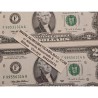 . 4 BILLETES SIN CORTAR x ESTADOS UNIDOS 2 DOLARES 1995 ATLANTA Letra F SC $2 Dollar Bill Uncut Sheet