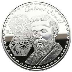 . @24/MARZO Envío@ ESPAÑA 10 EUROS 2026 LA SAGRADA FAMILIA Centenario ANTONIO GAUDI MONEDA DE PLATA FNMT