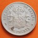 . @RARA@ ESPAÑA Rey ALFONSO XIII 1 PESETA 1891 * 18 91 PGM REY y ESCUDO KM.691 MONEDA DE PLATA Spain silver coin R/5