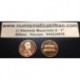 ESTADOS UNIDOS 1 CENTAVO 2008 S ABRAHAM LINCOLN KM.201.A MONEDA DE COBRE @PROOF@ USA 1 Cent US MINT SET