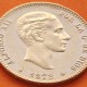 . ESPAÑA 25 PESETAS 1878 * 18 78 DEM Rey ALFONSO XII KM.673 MONEDA DE ORO ALFONSINA Spain gold coin