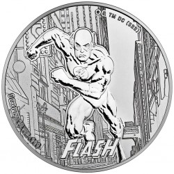 . 1 aaaaacoin SAMOA 5 DOLARES 2023 FLASH GORDON Serie DC COMICS 4ª MONEDA DE PLATA PURA silver OZ ONZA cápsula