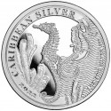 . 1 aaaaacoin BARBADOS 1 DOLAR 2022 CABALLITO DE MAR MONEDA DE PLATA PURA PROOFLIKE ONZA OZ cápsula SEAHORSE