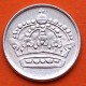 SUECIA 10 ORE 1961 CORONA REY GUSTAV VI KM.823 MONEDA DE PLATA BAJA MBC Sweden silver