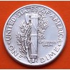 ESTADOS UNIDOS 10 CENTAVOS DIME 1942 P MERCURY KM.140 MONEDA DE PLATA MBC+ USA silver coin WWII R/3