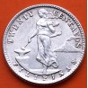 FILIPINAS 20 CENTAVOS 1944 D DAMA KM.182 MONEDA DE PLATA EBC- Ocupacion de Estados Unidos PHILIPPINES WWII R/1