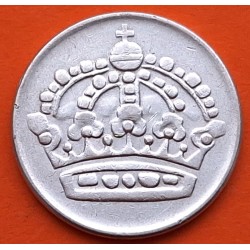 SUECIA 50 ORE 1955 TS Rey GUSTAV VI KM.823 MONEDA DE PLATA MBC++ Sweden silver coin