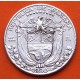 PANAMA 1/4 BALBOA 1930 VASCO NUÑEZ DE BALBOA KM.11.1 MONEDA DE PLATA MBC 1º AÑO DE EMISIÓN silver coin CUARTO