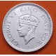 British INDIA 1/2 RUPIA 1940 REY y EMPERADOR JORGE VI KM.550 MONEDA DE PLATA EBC- 19mm Half Rupee WWII silver