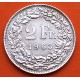 SUIZA 2 FRANCOS 1963 B GUILLERMO TELL y ESCUDO KM.25 MONEDA DE PLATA PLATA MBC+ Switzerland 2 Francs silver coin