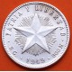CUBA 20 CENTAVOS 1949 PATRIA y LIBERTAD ESTRELLA KM.13.2 MONEDA DE PLATA MBC + SOMBRA Caribe Havana SILVER PESO