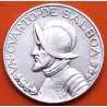 PANAMA 1/4 BALBOA 1930 VASCO NUÑEZ DE BALBOA KM.11.1 MONEDA DE PLATA MBC 1º AÑO DE EMISIÓN silver coin CUARTO