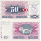 BOSNIA 50000 DINARA 1993.12.24 sobre impresión TINTA ROJA sobre 50 DINARA 1992 TRAVNIK Pick 55.B BILLETE SC UNC BANKNOTE