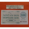 @RARO@ BOSNIA 500 DINARA 1992 Sello ZENICA 11.5.92 Nº Serie  6 DIGITOS 792943 Pick 7G BILLETE EBC-
