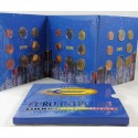 @RARA - VER FOTOS@ BELGICA CARTERA OFICIAL EUROS 1999+2000+2001 BU SET 1+2+5+10+20+50 Cts + 1€ + 2 EUROS INTRO SET 24 monedas