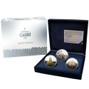 . @ESTUCHE FNMT con 3 MONEDAS@ ESPAÑA 10 EUROS 2026 PARQUE GUELL + CASA MILA + SAGRADA FAMILIA Antonio Gaudí