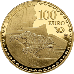 . @ESTUCHE FNMT con 3 MONEDAS de ORO@ ESPAÑA 100 EUROS 2026 PARQUE GUELL + CASA MILA + SAGRADA FAMILIA Antonio Gaudí