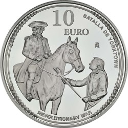 . @ENVÍO HOY@ ESPAÑA 10 EUROS 2026 FRANCISCO DE SAAVEDRA Revolutionary War MONEDA DE PLATA FNMT