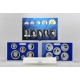. 2022 UNITED STATES MINT PROOF SET @NICKEL@ ESTADOS UNIDOS 1+5+10+25 Cts. + 1/2 DOLAR + 1 DOLAR 2022 + 5x 1/4 DOLAR 2022 S