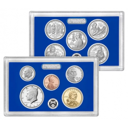 . 2024 UNITED STATES MINT PROOF SET @NICKEL@ ESTADOS UNIDOS 1 CENTAVO a 1 DOLAR 2024 S + 5 x 1/4 DOLAR 2024 S