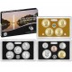 2015 UNITED STATES MINT SILVER PROOF SET @PLATA@ 14 COINS ESTADOS UNIDOS 1+5+10+10+25 CENTAVOS + 1/2 DOLAR 2015 + 1 DOLAR 2015