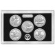 2018 UNITED STATES MINT SILVER PROOF SET @PLATA@ 10 COINS ESTADOS UNIDOS 1+5+10+10+25 CENTAVOS + 1/2 DOLAR + 1 DOLAR 2018