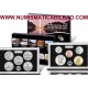 2018 UNITED STATES MINT SILVER PROOF SET @PLATA@ 10 COINS ESTADOS UNIDOS 1+5+10+10+25 CENTAVOS + 1/2 DOLAR + 1 DOLAR 2018