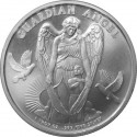 . @RARA@ NIUE 1 DOLAR 2017 ANGEL DE LA GUARDA, NIÑO y PALOMAS MONEDA DE PLATA PURA ONZA Oz OUNCE Guardian Angel