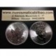 CANADA 5 DOLARES 2014 HOJA DE ARCE MONEDA DE PLATA PURA 9999 $5 DOLLARS SILVER COIN MAPLE LEAF 1 ONZA