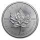 CANADA 5 DOLARES 2014 HOJA DE ARCE MONEDA DE PLATA PURA 9999 $5 DOLLARS SILVER COIN MAPLE LEAF 1 ONZA