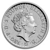 INGLATERRA 2 LIBRAS 2017 AÑO LUNAR DEL GALLO MONEDA DE PLATA PURA 2 Pounds Silver 1 ONZA OZ OUNCE Year of the Rooster