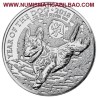 INGLATERRA 2 LIBRAS 2018 AÑO LUNAR DEL PERRO MONEDA DE PLATA PURA 2 Pounds Silver 1 ONZA OZ OUNCE Year of the DOG